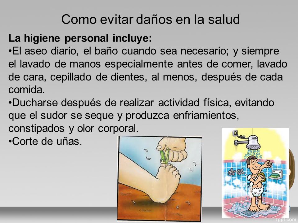 Como evitar daños en la salud