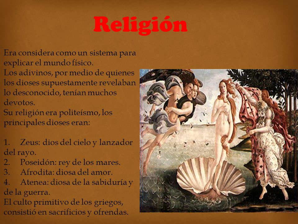 Religión Era considera como un sistema para explicar el mundo físico.