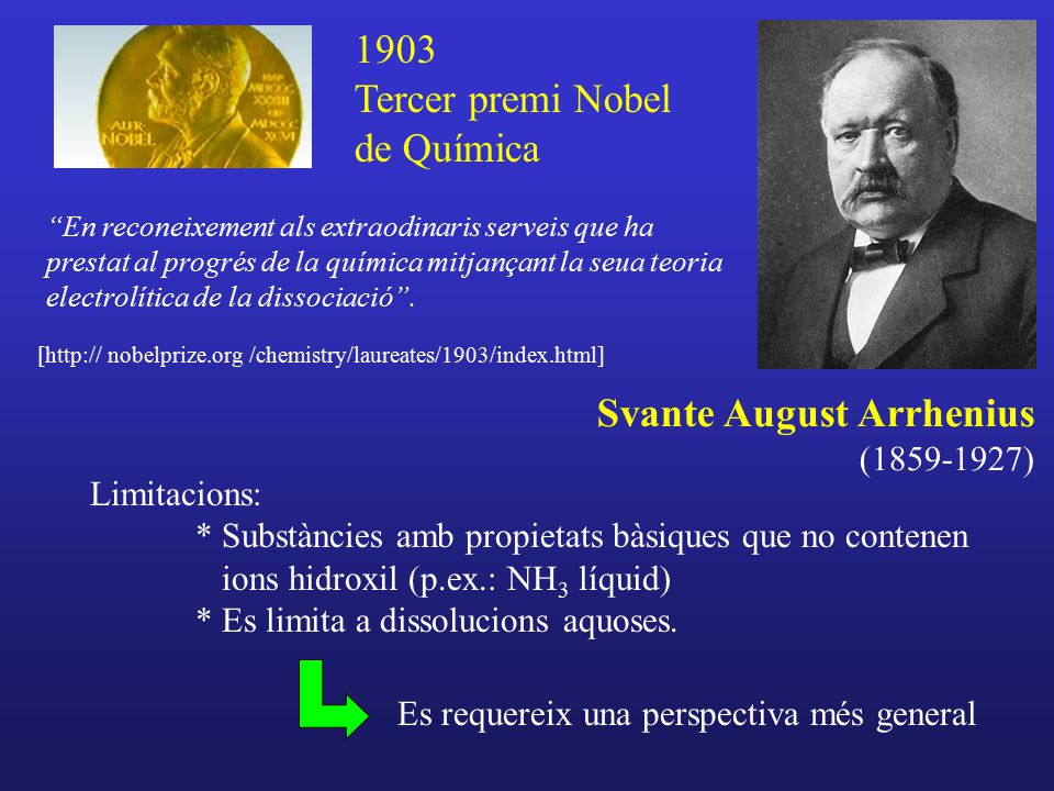 Tercer premi Nobel de Química
