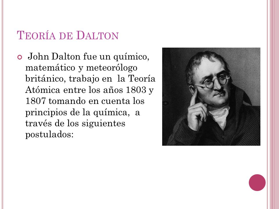 Teoría de Dalton
