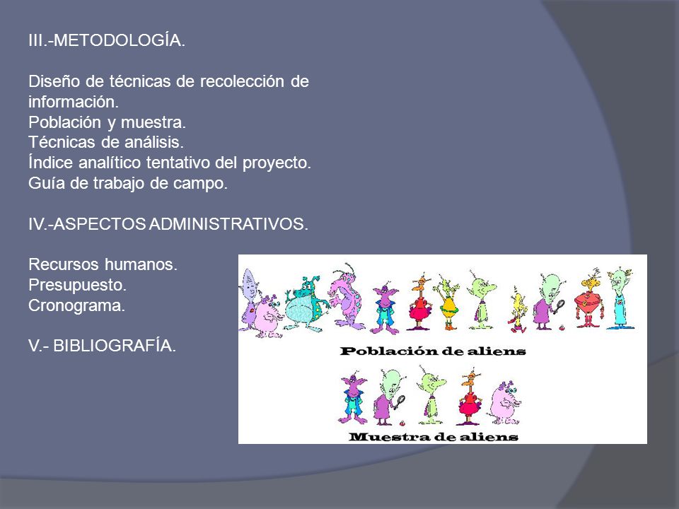 III.-METODOLOGÍA. Diseño de técnicas de recolección de información. Población y muestra. Técnicas de análisis.