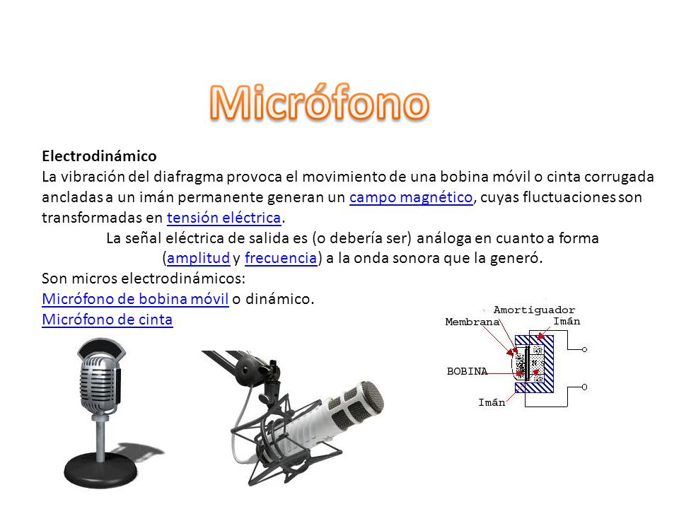 Micrófono Electrodinámico