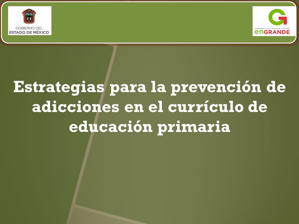 Estrategias para la prevención de adicciones en el currículo de educación primaria