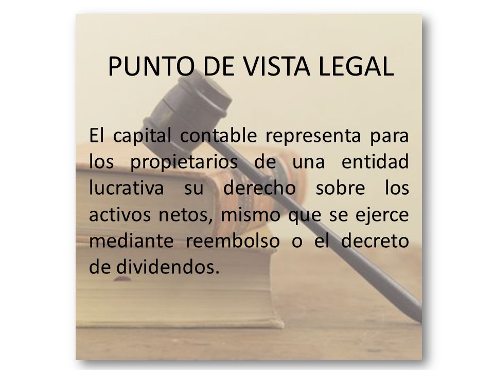 PUNTO DE VISTA LEGAL