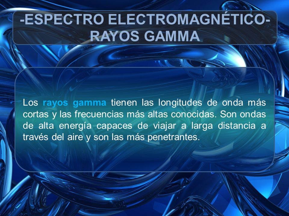 -ESPECTRO ELECTROMAGNÉTICO- RAYOS GAMMA