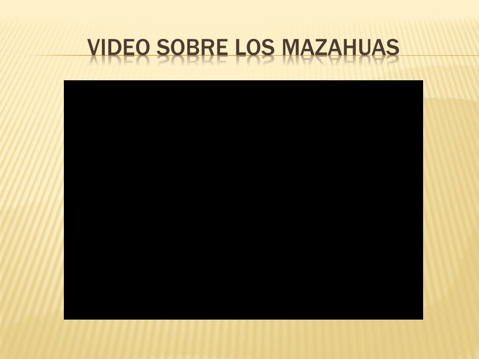 Video sobre los mazahuas