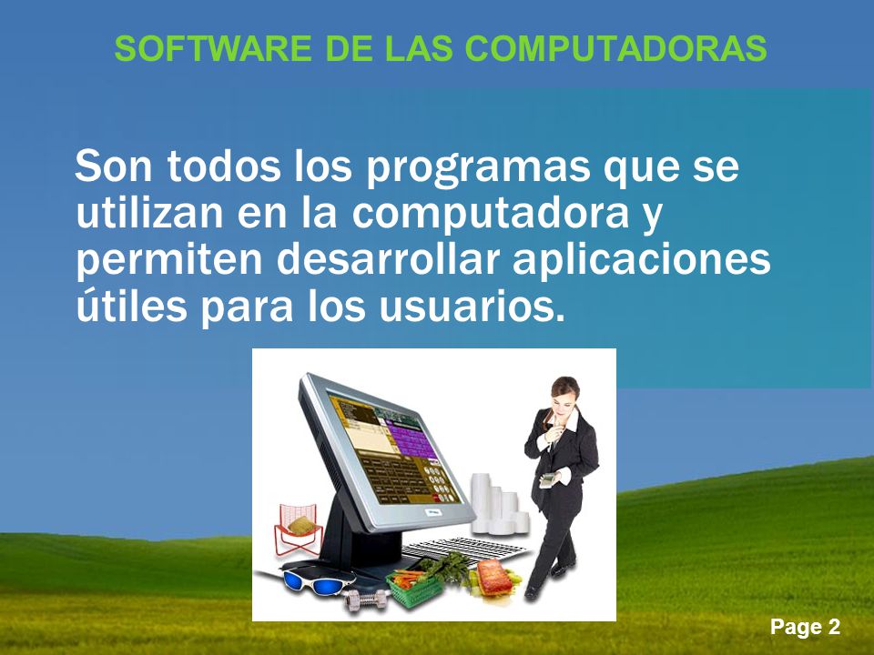 SOFTWARE DE LAS COMPUTADORAS