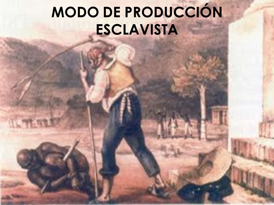 MODO DE PRODUCCIÓN ESCLAVISTA