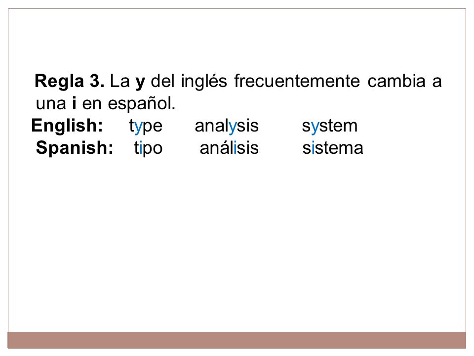 English: type analysis system Spanish: tipo análisis sistema