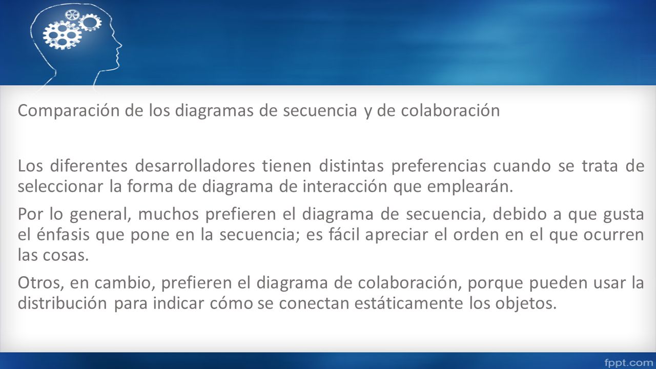 Comparación de los diagramas de secuencia y de colaboración