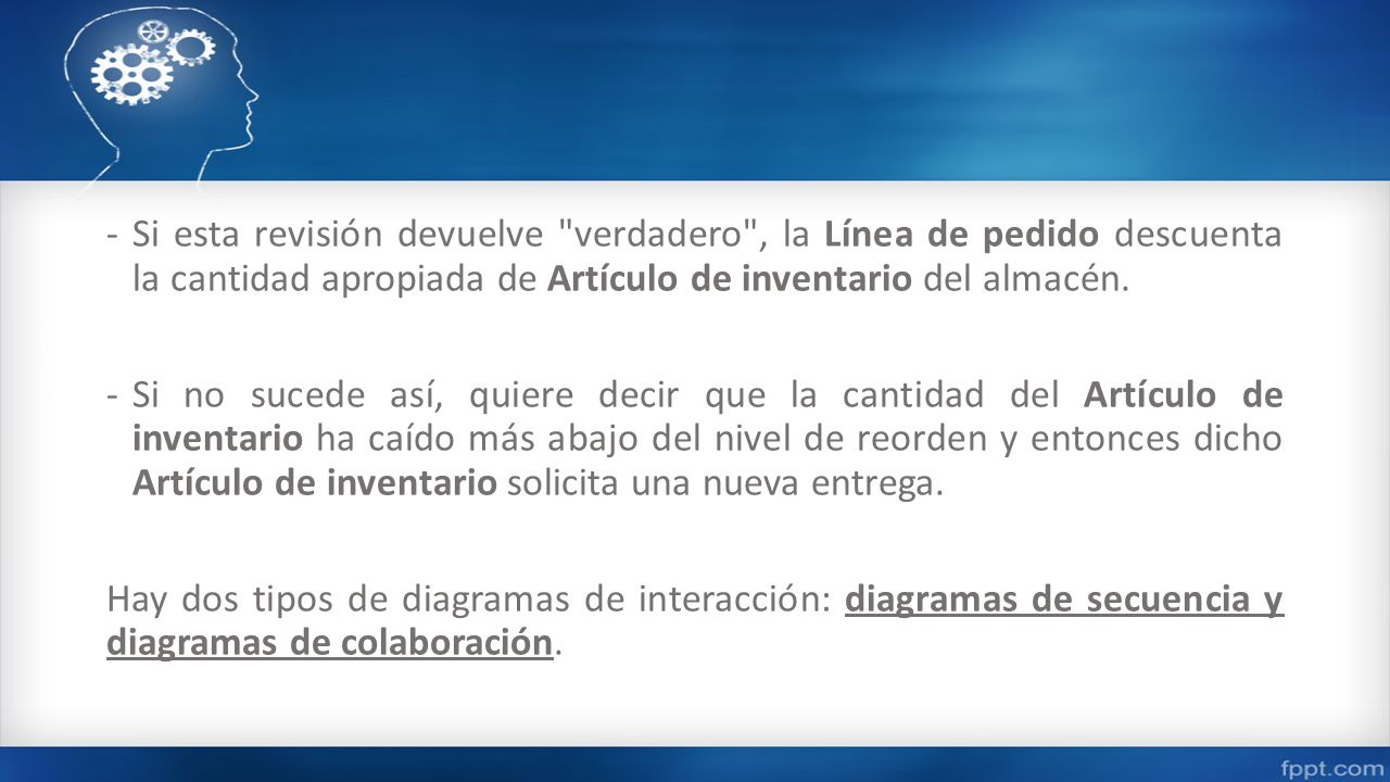 Si esta revisión devuelve verdadero , la Línea de pedido descuenta la cantidad apropiada de Artículo de inventario del almacén.