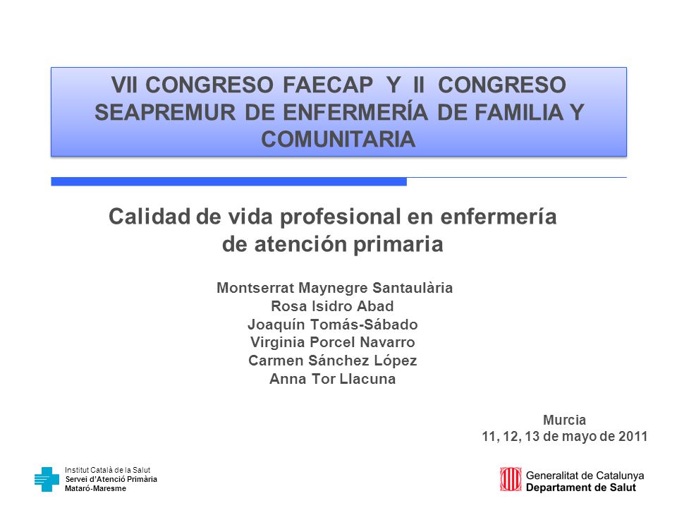 VII CONGRESO FAECAP Y II CONGRESO SEAPREMUR DE ENFERMERÍA DE FAMILIA Y COMUNITARIA