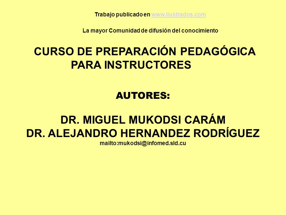 DR. MIGUEL MUKODSI CARÁM DR. ALEJANDRO HERNANDEZ RODRÍGUEZ