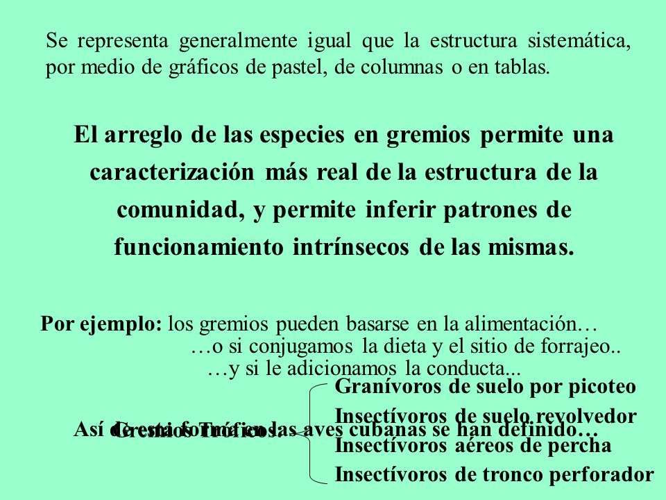 Se representa generalmente igual que la estructura sistemática, por medio de gráficos de pastel, de columnas o en tablas.
