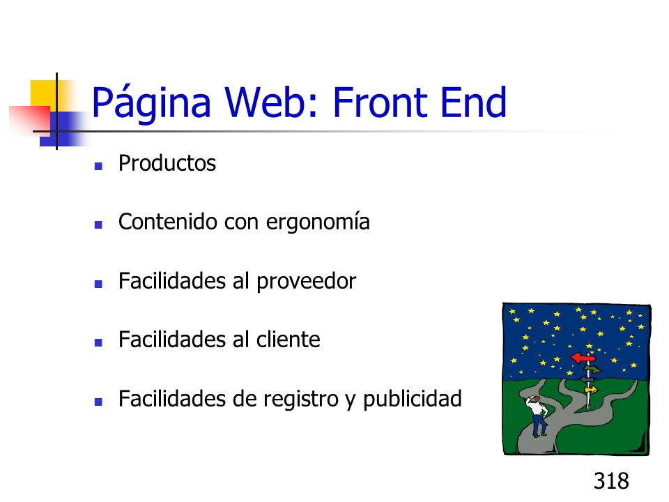 Página Web: Front End Productos Contenido con ergonomía