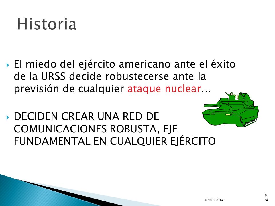 Historia El miedo del ejército americano ante el éxito de la URSS decide robustecerse ante la previsión de cualquier ataque nuclear…