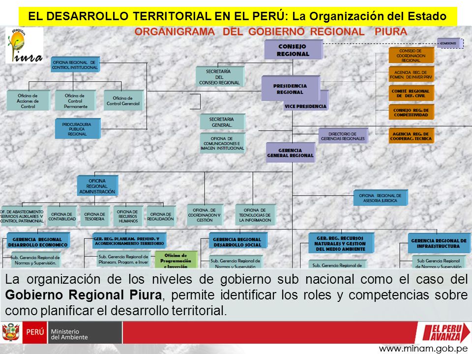 EL DESARROLLO TERRITORIAL EN EL PERÚ: La Organización del Estado