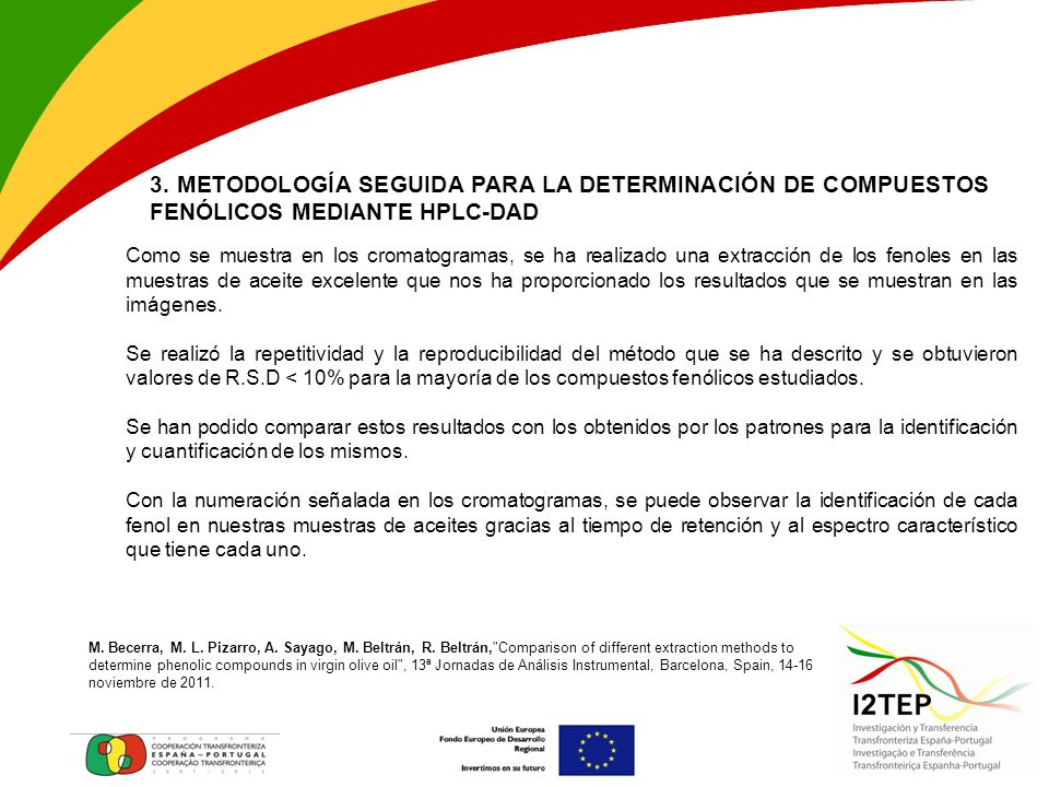 3. METODOLOGÍA SEGUIDA PARA LA DETERMINACIÓN DE COMPUESTOS FENÓLICOS MEDIANTE HPLC-DAD