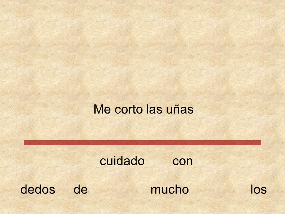 Me corto las uñas cuidado con dedos de mucho los