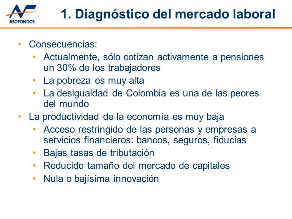 1. Diagnóstico del mercado laboral
