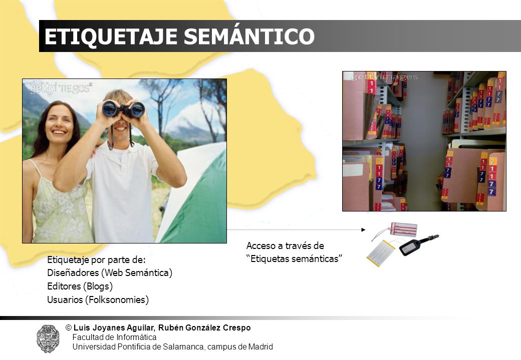 ETIQUETAJE SEMÁNTICO Acceso a través de Etiquetas semánticas