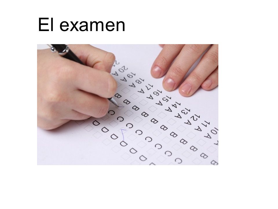 El examen