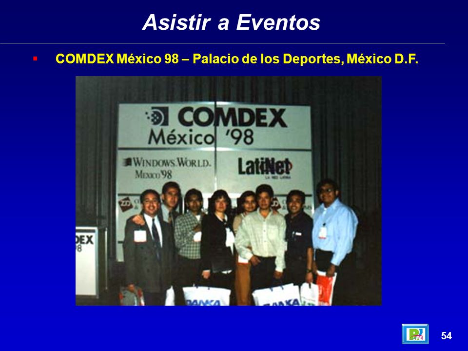 Asistir a Eventos COMDEX México 98 – Palacio de los Deportes, México D.F. 54