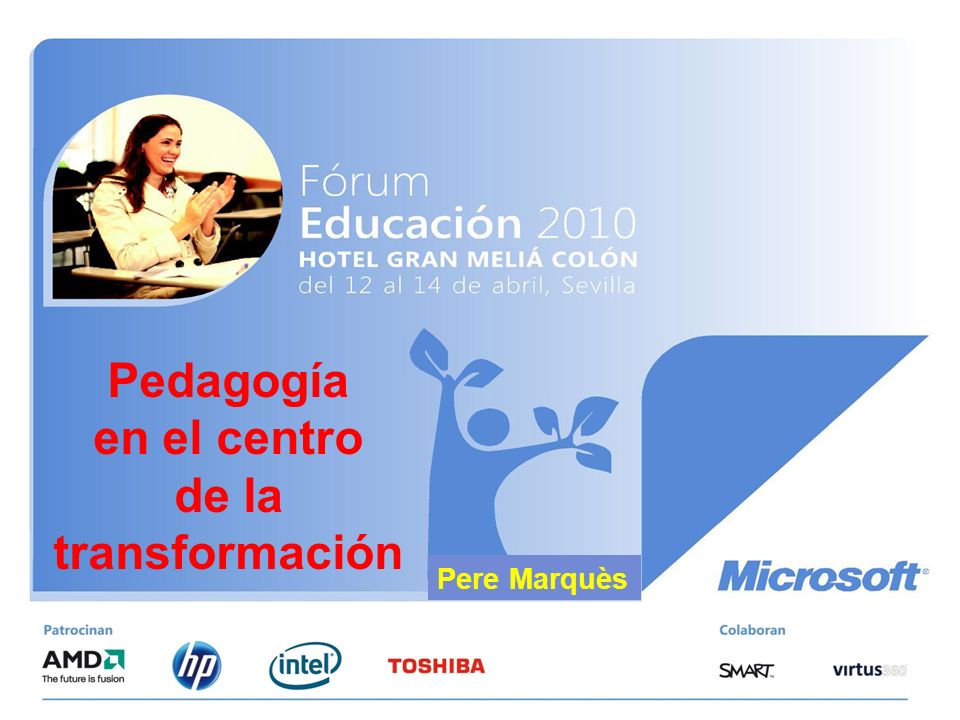 Pedagogía en el centro de la transformación