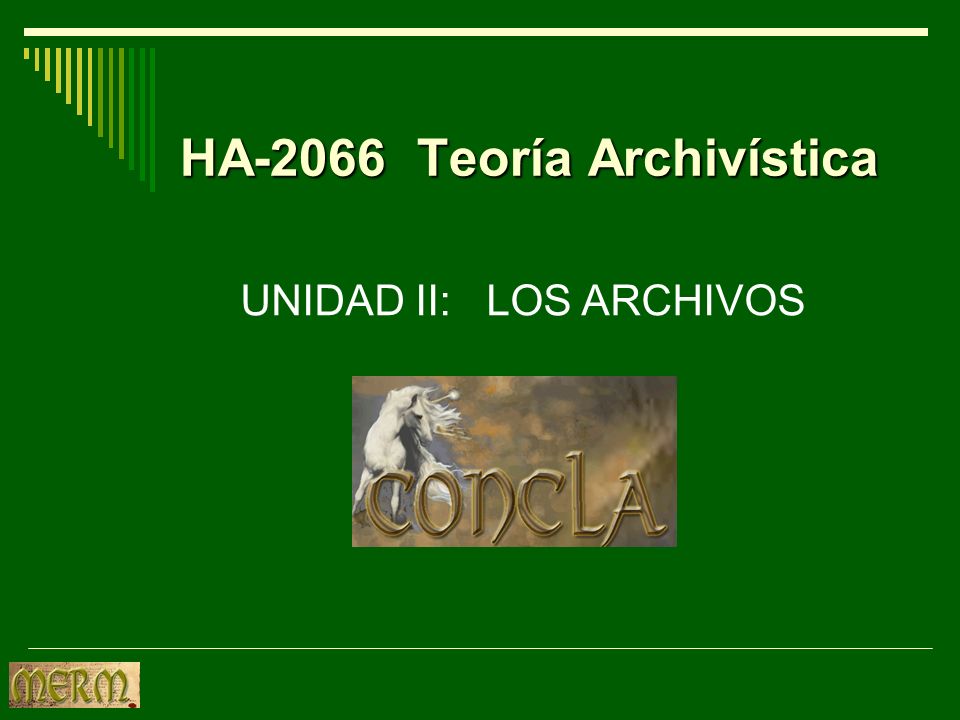 HA-2066 Teoría Archivística