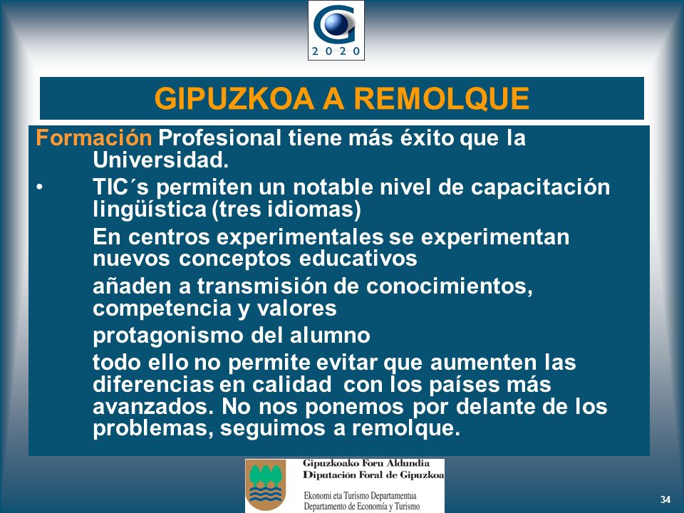 GIPUZKOA A REMOLQUE Formación Profesional tiene más éxito que la Universidad.