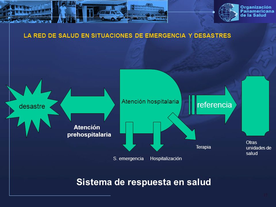 LA RED DE SALUD EN SITUACIONES DE EMERGENCIA Y DESASTRES