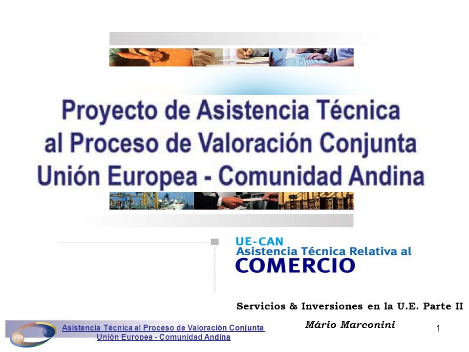Servicios & Inversiones en la U.E. Parte II