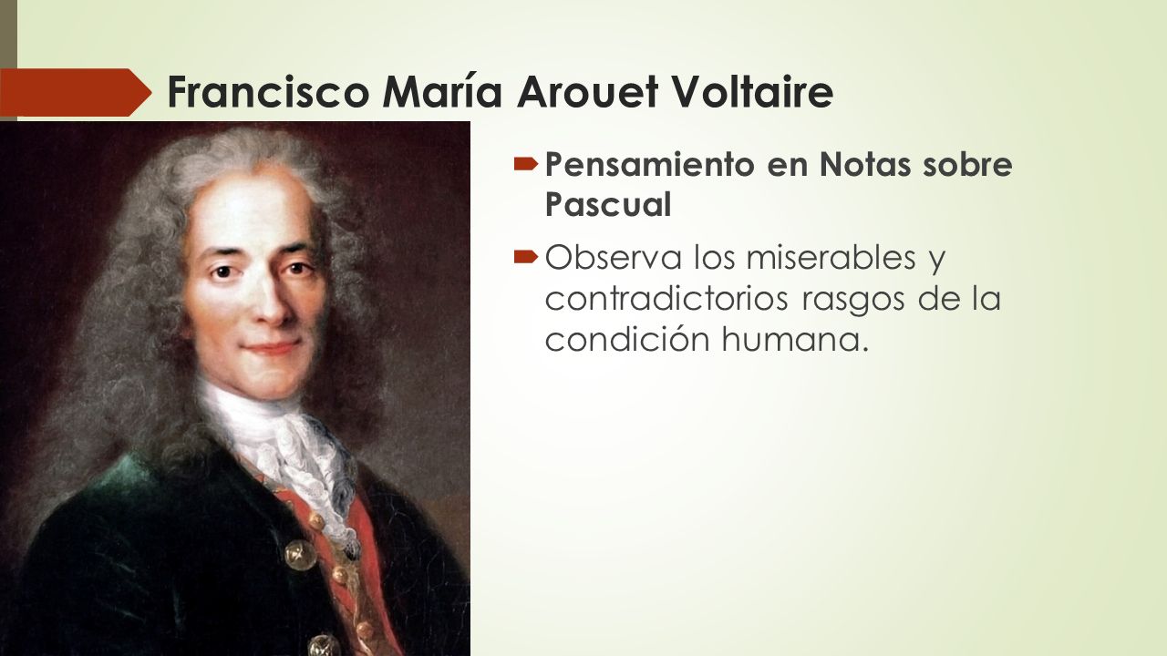Francisco María Arouet Voltaire