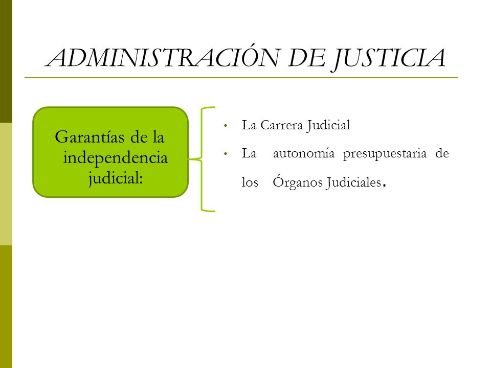 ADMINISTRACIÓN DE JUSTICIA