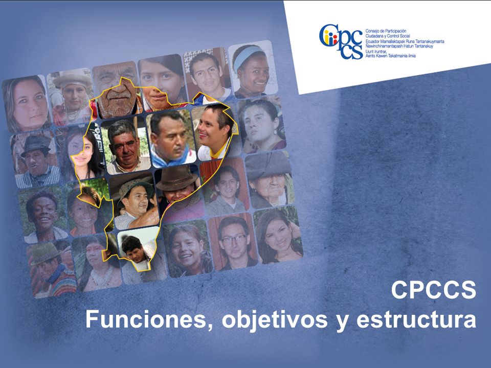 CPCCS Funciones, objetivos y estructura