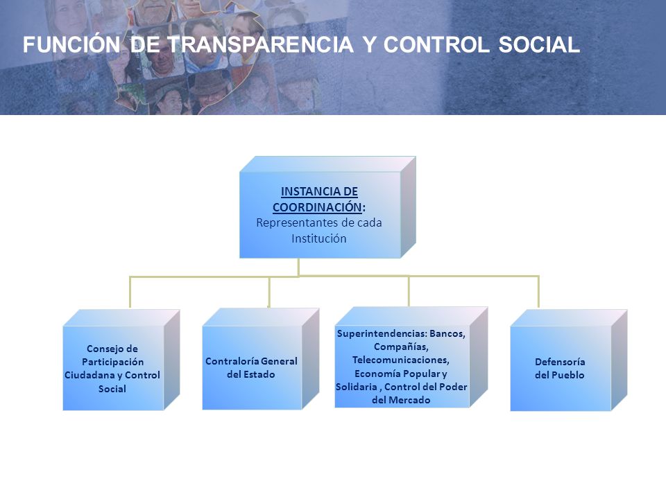 FUNCIÓN DE TRANSPARENCIA Y CONTROL SOCIAL