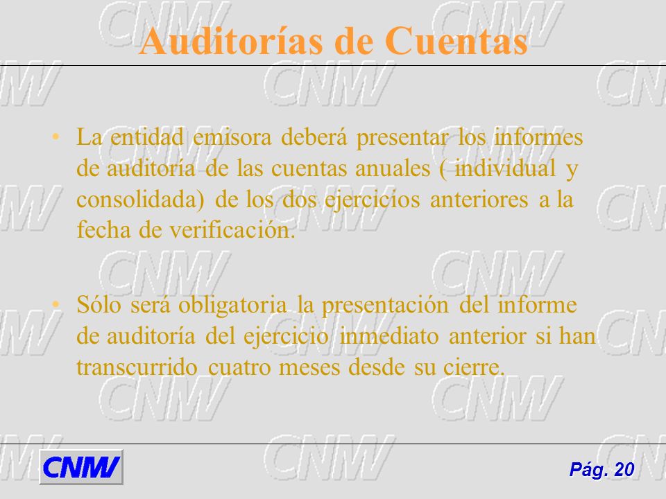 Auditorías de Cuentas