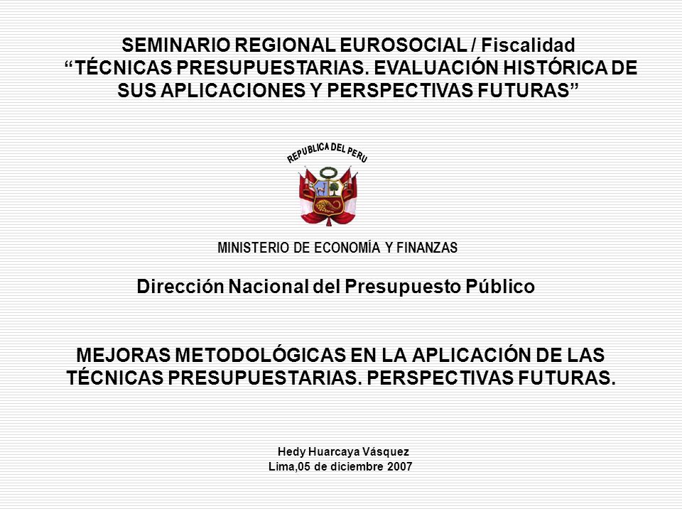 Dirección Nacional del Presupuesto Público
