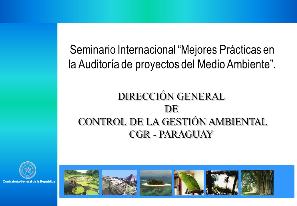 CONTROL DE LA GESTIÓN AMBIENTAL