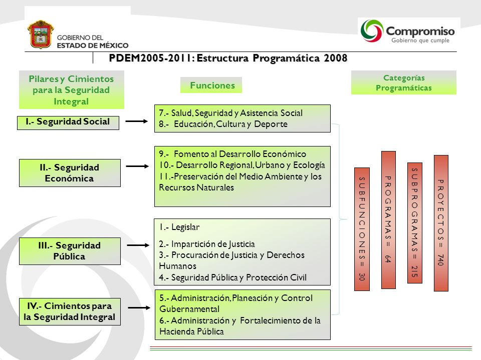 PDEM : Estructura Programática 2008
