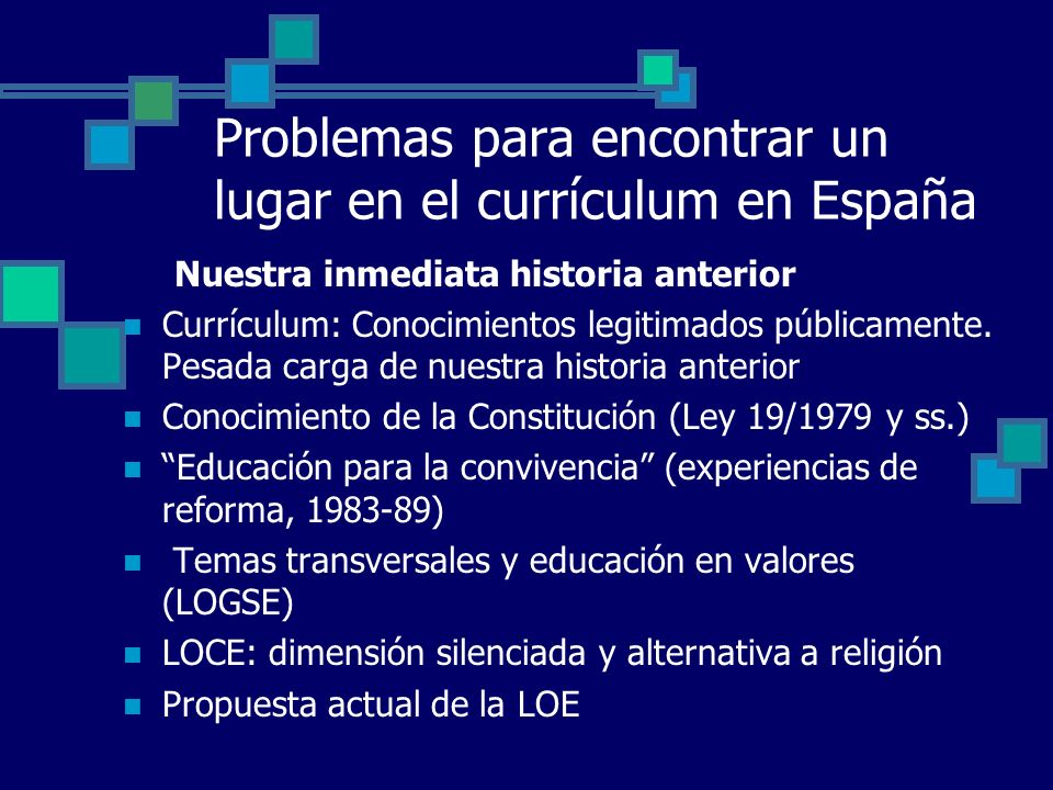 Problemas para encontrar un lugar en el currículum en España