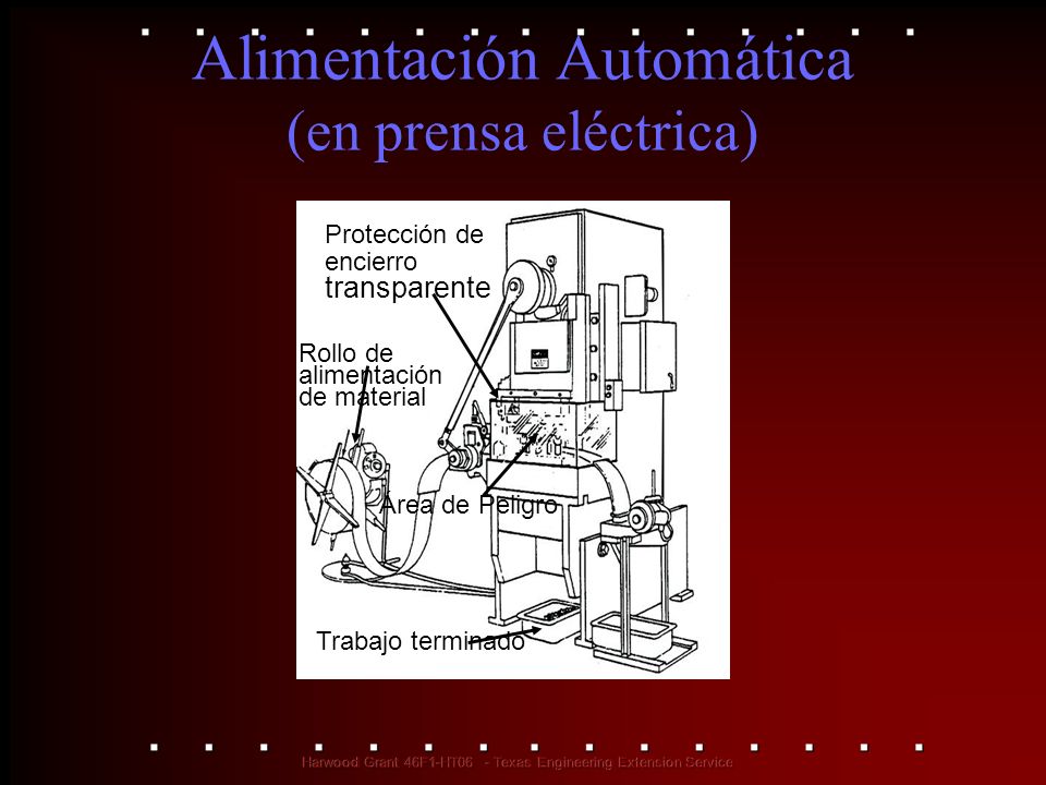 Alimentación Automática (en prensa eléctrica)