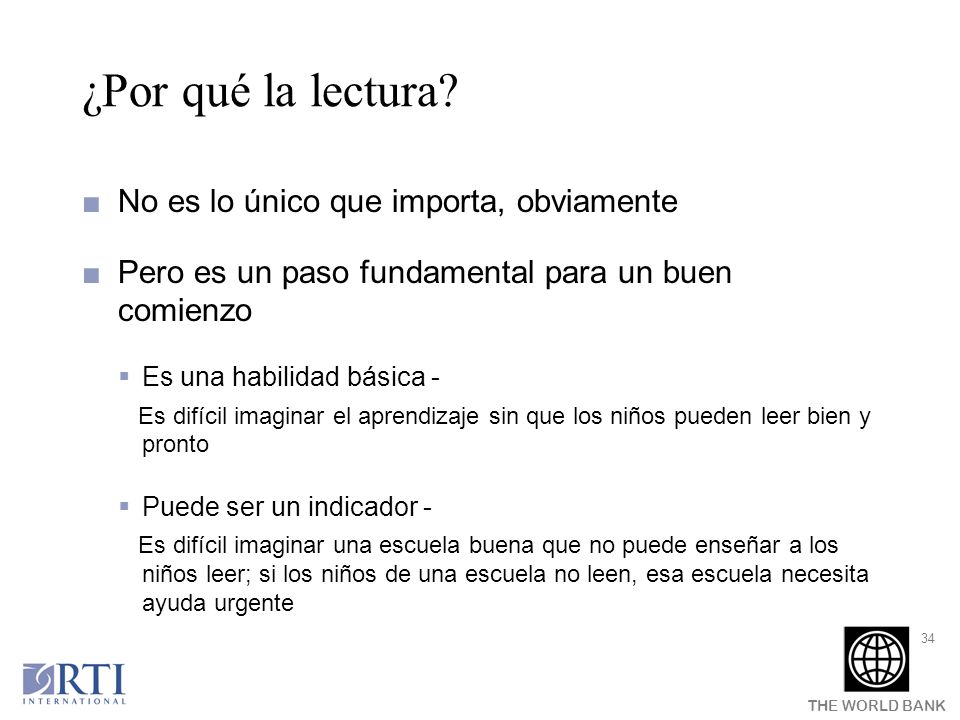 ¿Por qué la lectura No es lo único que importa, obviamente