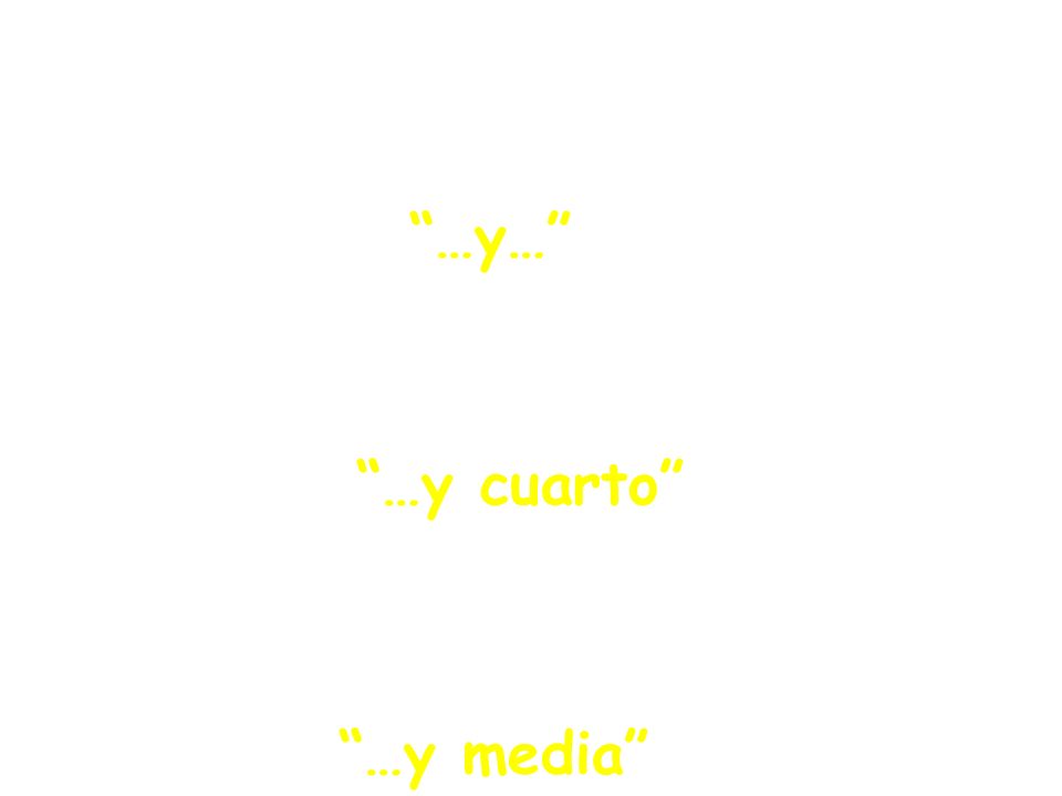 Después de la hora… (after the hour you use)