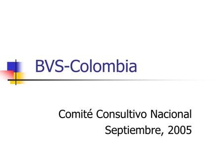 Comité Consultivo Nacional Septiembre, 2005