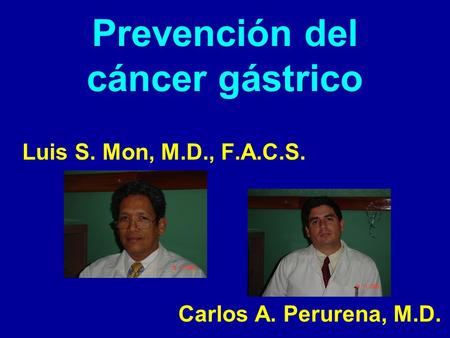 Prevención del cáncer gástrico