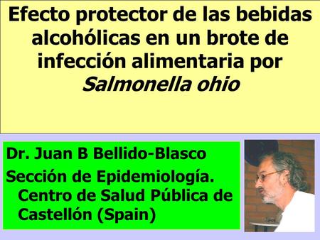 Dr. Juan B Bellido-Blasco