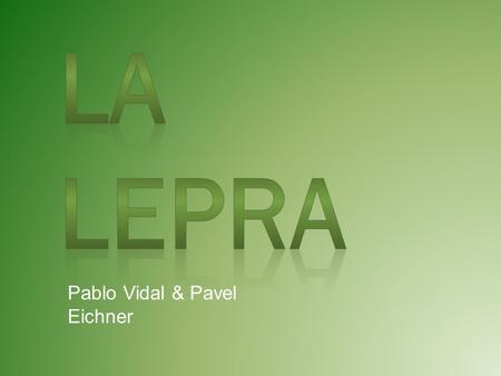 La Lepra Pablo Vidal & Pavel Eichner.