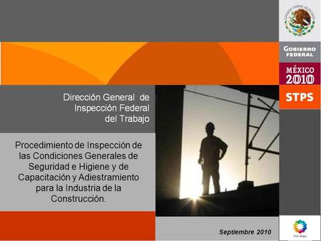 Procedimiento de Inspección de las Condiciones Generales de Seguridad e Higiene y de Capacitación y Adiestramiento para la Industria de la Construcción.