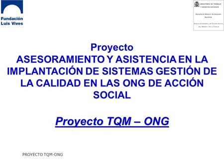 Proyecto TQM – ONG Proyecto